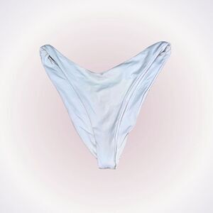 White high leg bikini bottoms | Sz S (NO SIZE TAG)